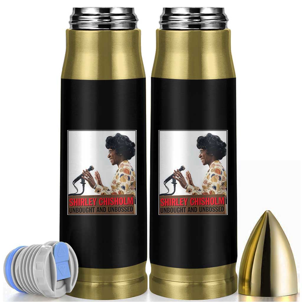 Shirley Chisholm Feminist Empowerment Bullet Tumbler Unbought And Unbossed