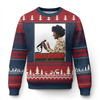 Shirley Chisholm Feminist Empowerment Ugly Christmas Sweater Unbought And Unbossed