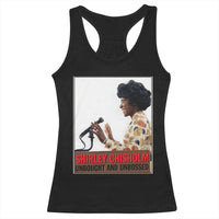 Shirley Chisholm Feminist Empowerment Racerback Tank Top Unbought And Unbossed