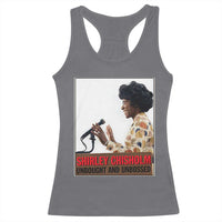 Shirley Chisholm Feminist Empowerment Racerback Tank Top Unbought And Unbossed