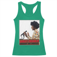 Shirley Chisholm Feminist Empowerment Racerback Tank Top Unbought And Unbossed