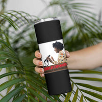 Shirley Chisholm Feminist Empowerment Skinny Tumbler Unbought And Unbossed