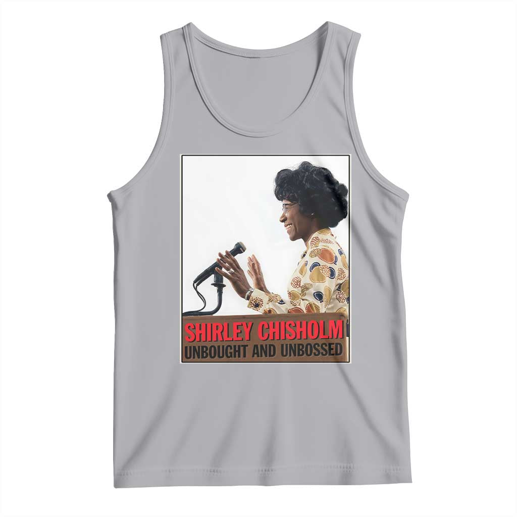 Shirley Chisholm Feminist Empowerment Tank Top Unbought And Unbossed