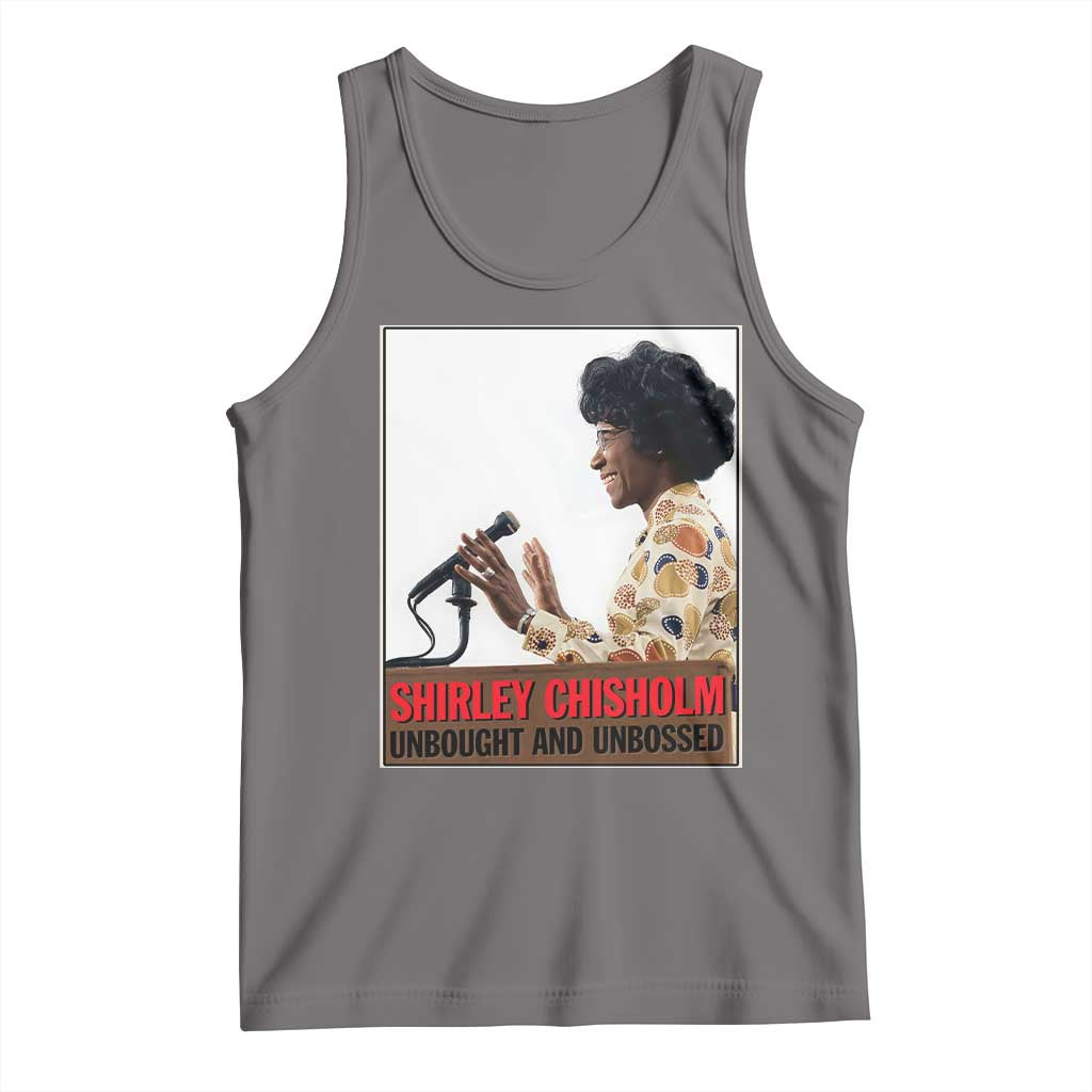 Shirley Chisholm Feminist Empowerment Tank Top Unbought And Unbossed
