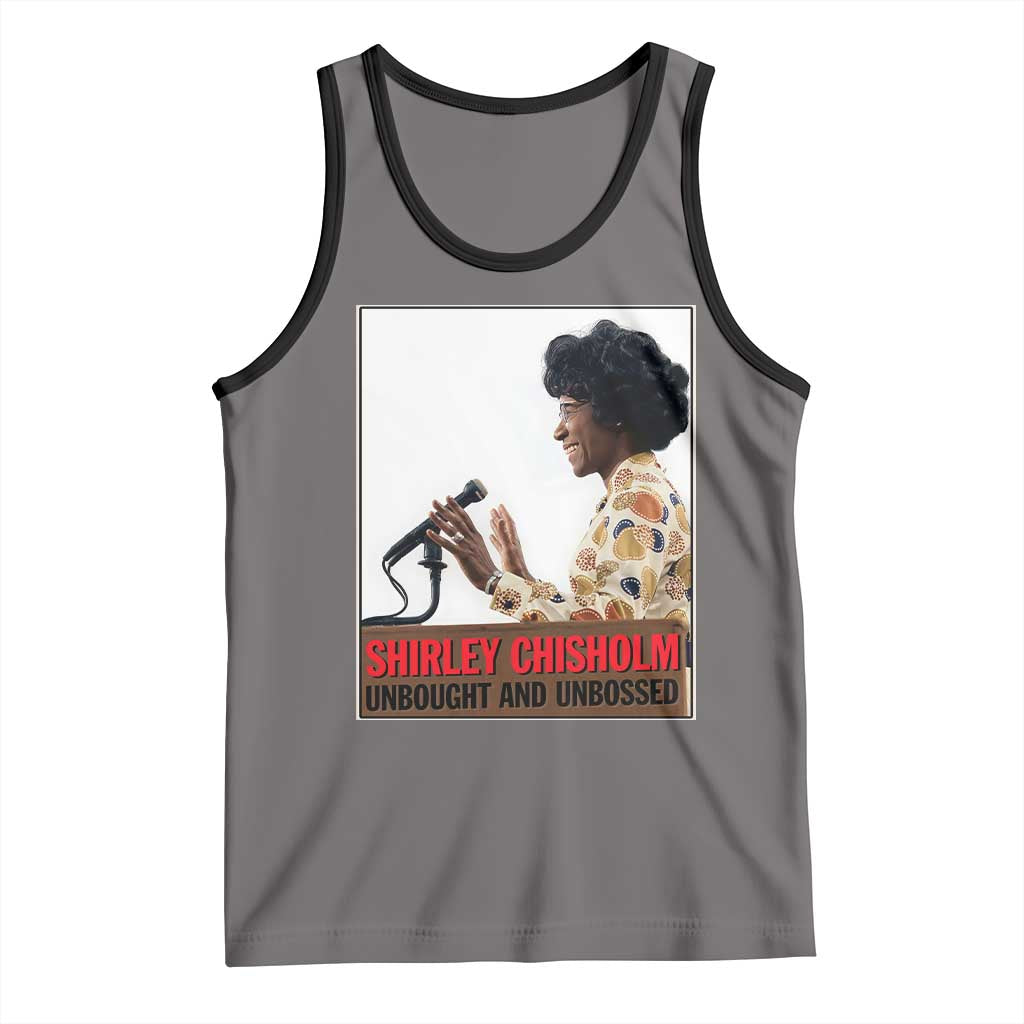 Shirley Chisholm Feminist Empowerment Tank Top Unbought And Unbossed