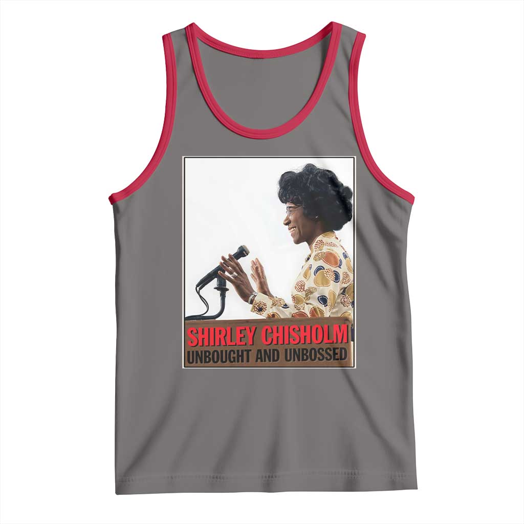 Shirley Chisholm Feminist Empowerment Tank Top Unbought And Unbossed