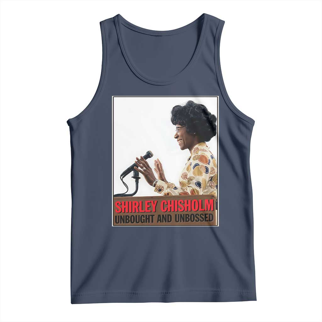 Shirley Chisholm Feminist Empowerment Tank Top Unbought And Unbossed