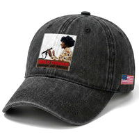 Shirley Chisholm Feminist Empowerment Washed Cotton Baseball Cap Unbought And Unbossed