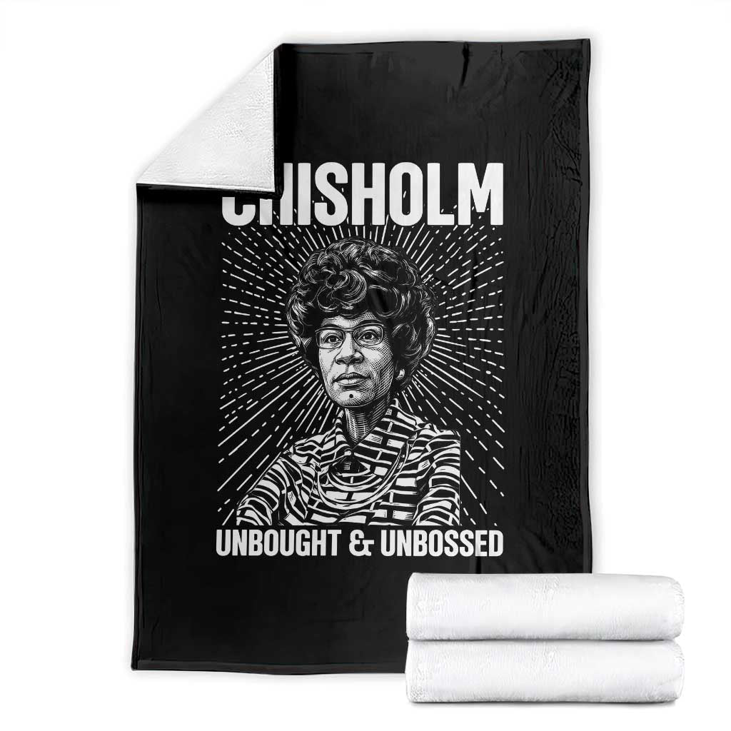 Shirley Chisholm Unbought And Unbossed Feminist Throw Blanket