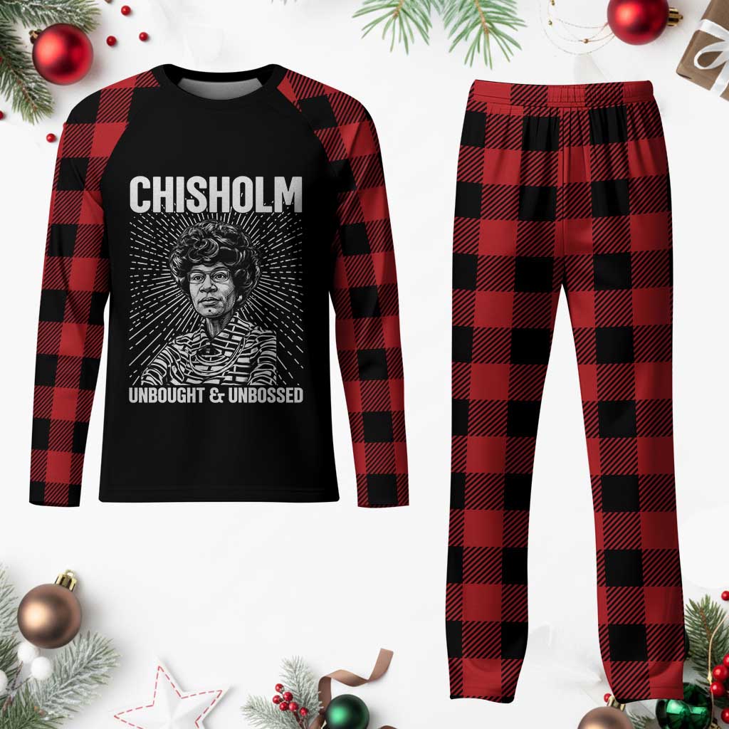 Shirley Chisholm Unbought And Unbossed Feminist Plaid Pajama Set