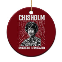 Shirley Chisholm Unbought And Unbossed Feminist Ceramic Ornament