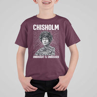 Shirley Chisholm Unbought And Unbossed Feminist T Shirt For Kid