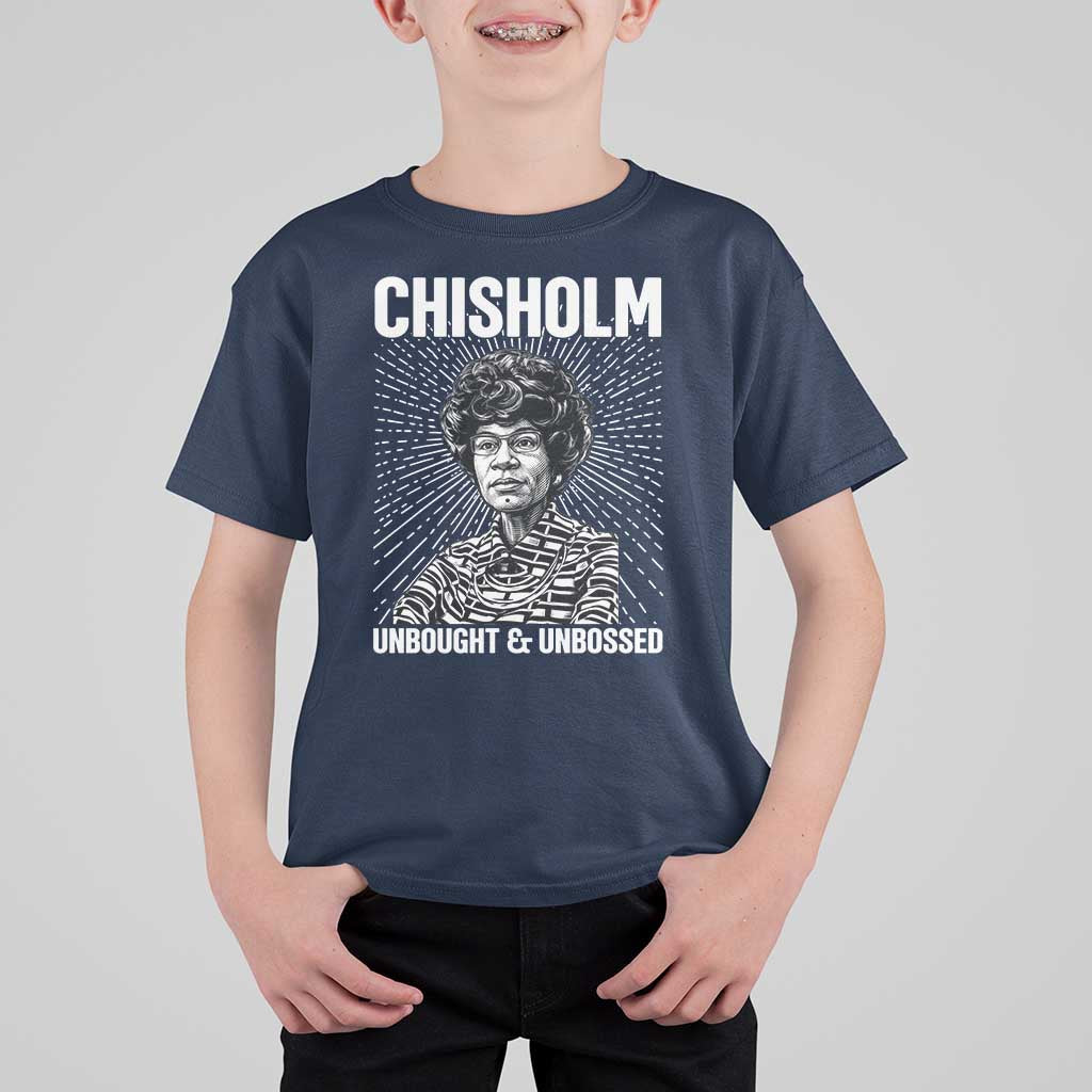 Shirley Chisholm Unbought And Unbossed Feminist T Shirt For Kid