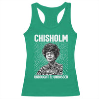 Shirley Chisholm Unbought And Unbossed Feminist Racerback Tank Top