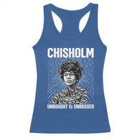 Shirley Chisholm Unbought And Unbossed Feminist Racerback Tank Top