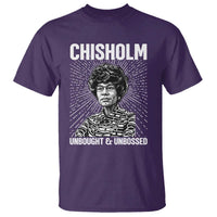Shirley Chisholm Unbought And Unbossed Feminist T Shirt