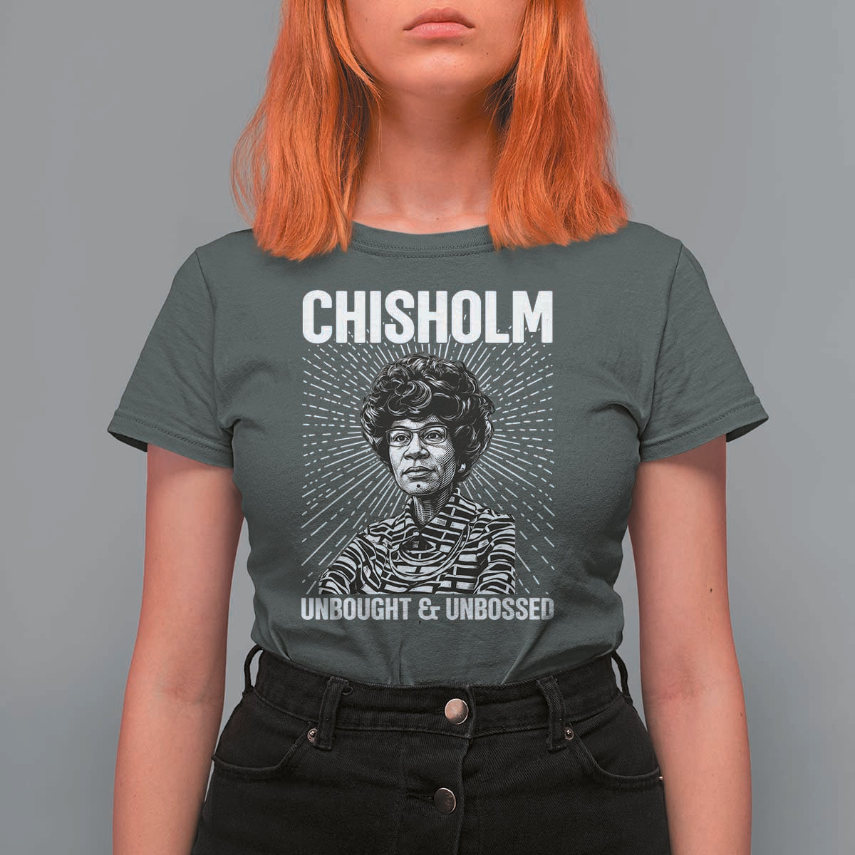 Shirley Chisholm Unbought And Unbossed Feminist T Shirt For Women