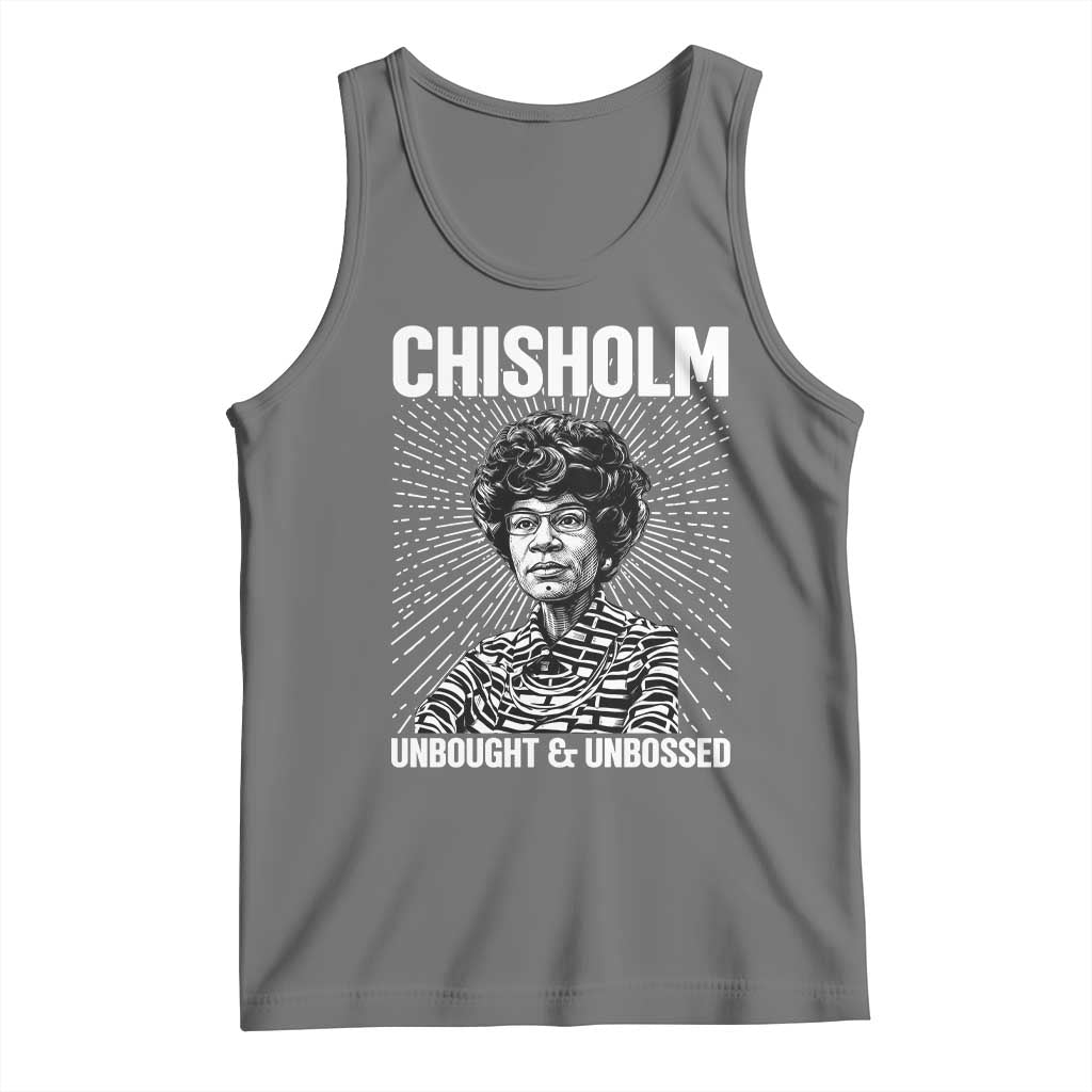 Shirley Chisholm Unbought And Unbossed Feminist Tank Top