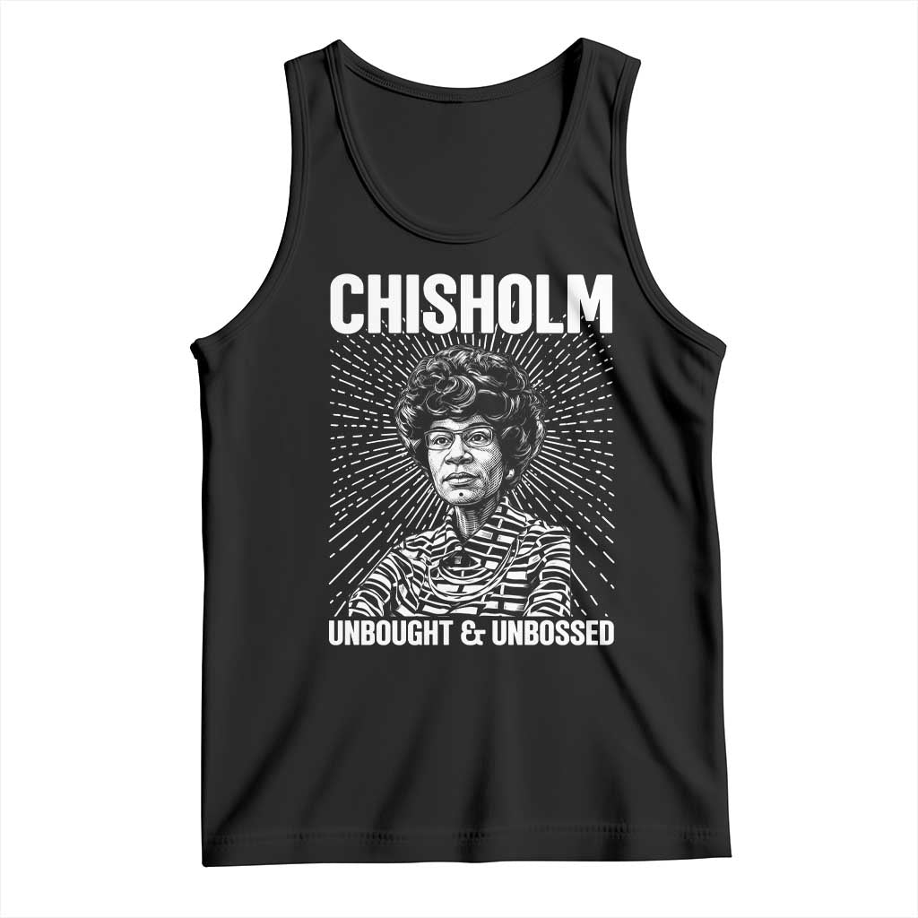 Shirley Chisholm Unbought And Unbossed Feminist Tank Top