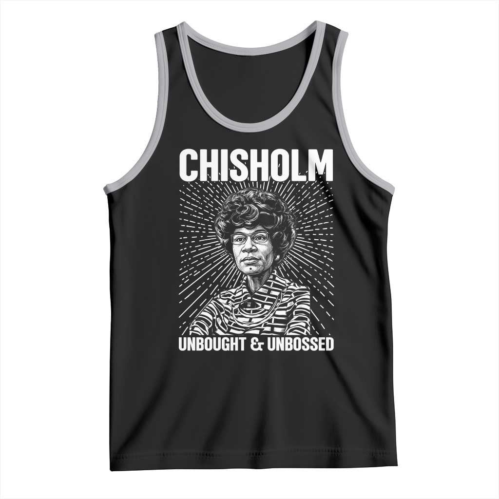 Shirley Chisholm Unbought And Unbossed Feminist Tank Top
