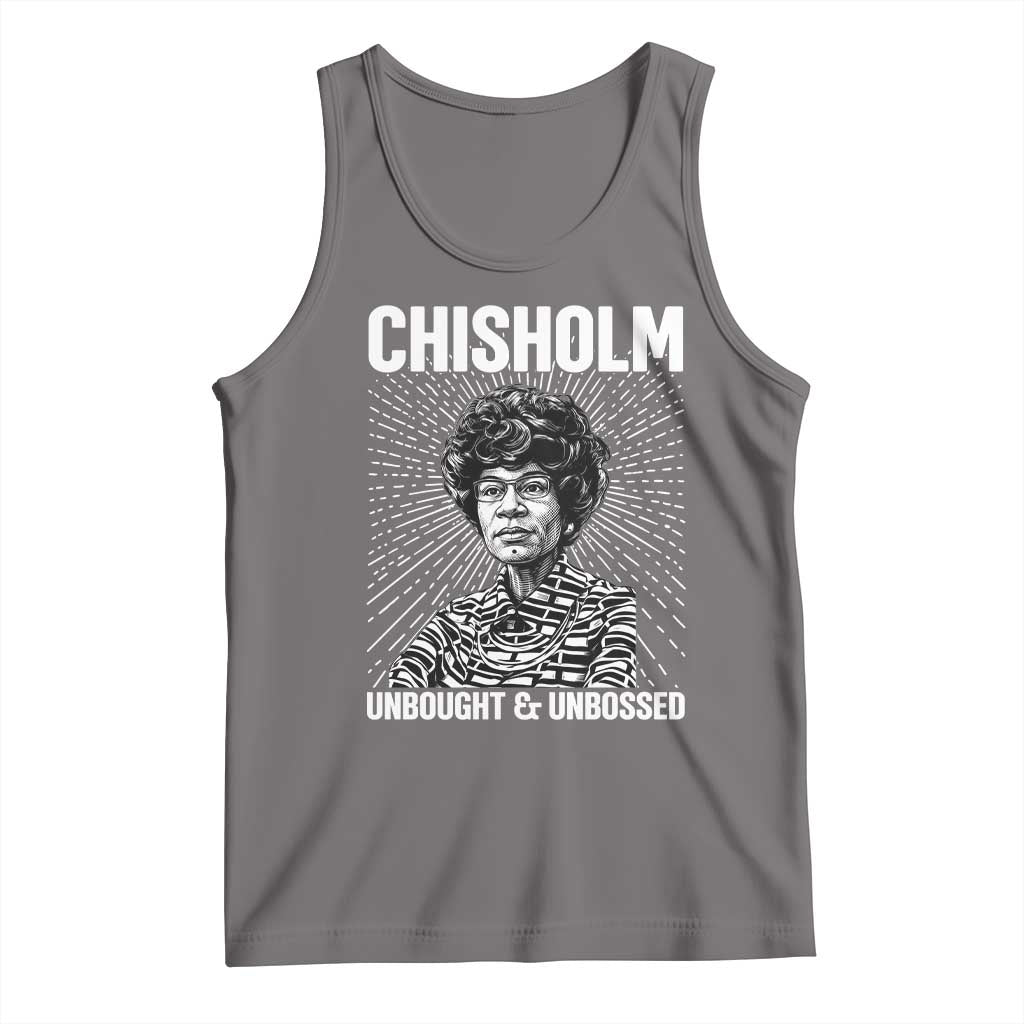 Shirley Chisholm Unbought And Unbossed Feminist Tank Top