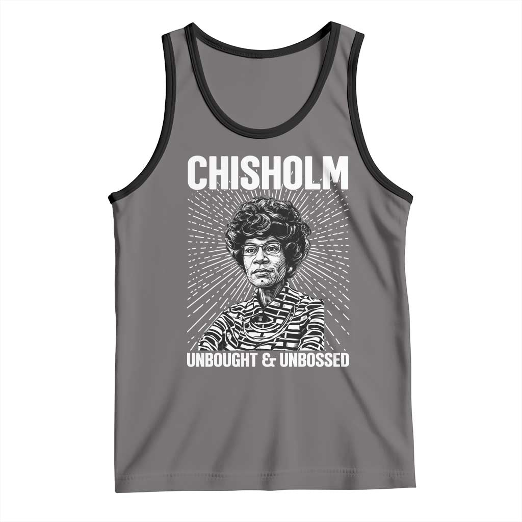 Shirley Chisholm Unbought And Unbossed Feminist Tank Top