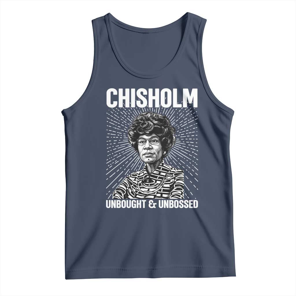 Shirley Chisholm Unbought And Unbossed Feminist Tank Top