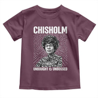 Shirley Chisholm Unbought And Unbossed Feminist Toddler T Shirt