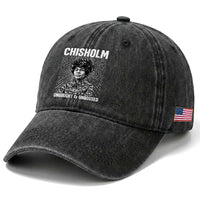 Shirley Chisholm Unbought And Unbossed Feminist Washed Cotton Baseball Cap
