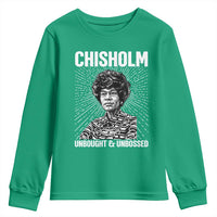 Shirley Chisholm Unbought And Unbossed Feminist Youth Sweatshirt
