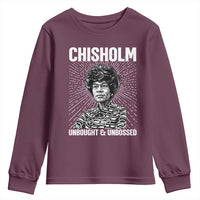 Shirley Chisholm Unbought And Unbossed Feminist Youth Sweatshirt