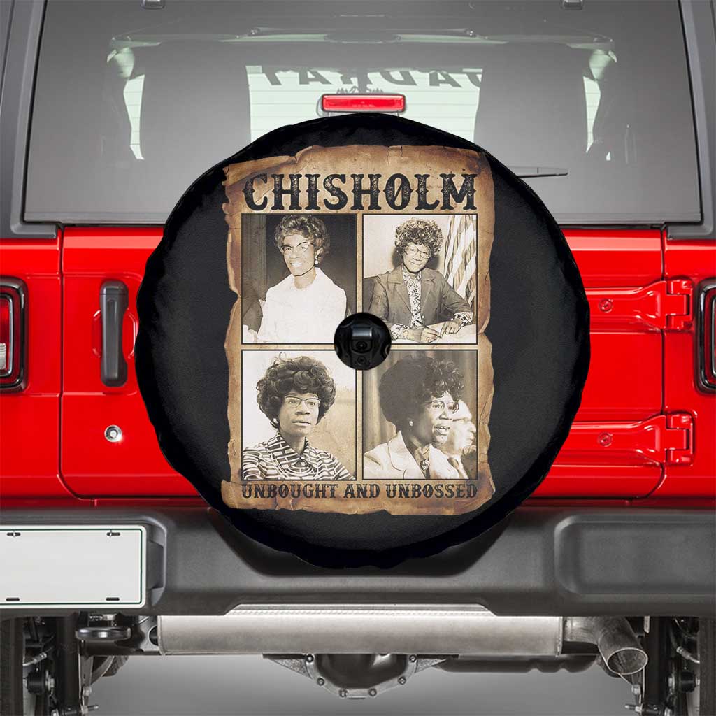 Vintage Shirley Chisholm Unbought And Unbossed Spare Tire Cover Womens History Month