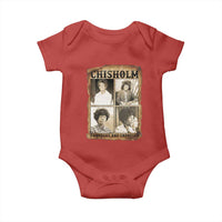 Vintage Shirley Chisholm Unbought And Unbossed Baby Onesie Womens History Month