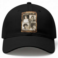 Vintage Shirley Chisholm Unbought And Unbossed Baseball Cap Womens History Month