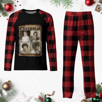 Vintage Shirley Chisholm Unbought And Unbossed Plaid Pajama Set Womens History Month