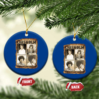 Vintage Shirley Chisholm Unbought And Unbossed Ceramic Ornament Womens History Month