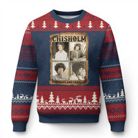 Vintage Shirley Chisholm Unbought And Unbossed Ugly Christmas Sweater Womens History Month