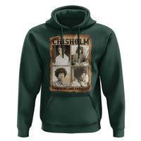 Vintage Shirley Chisholm Unbought And Unbossed Hoodie Womens History Month