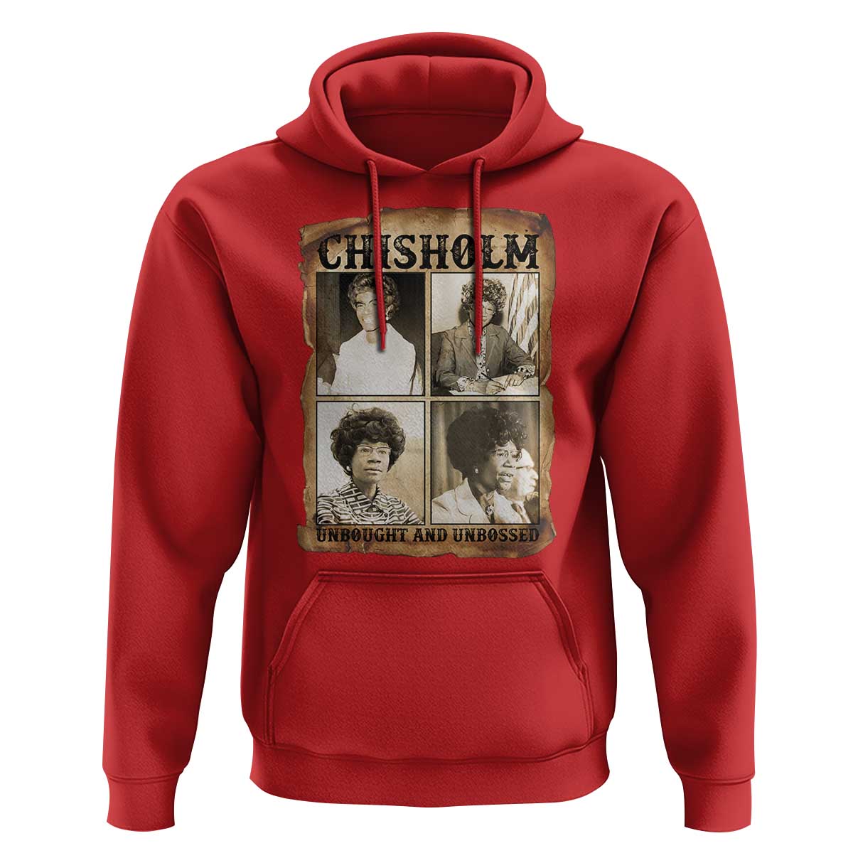 Vintage Shirley Chisholm Unbought And Unbossed Hoodie Womens History Month