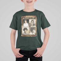 Vintage Shirley Chisholm Unbought And Unbossed T Shirt For Kid Womens History Month
