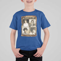 Vintage Shirley Chisholm Unbought And Unbossed T Shirt For Kid Womens History Month