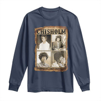 Vintage Shirley Chisholm Unbought And Unbossed Long Sleeve Shirt Womens History Month