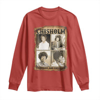Vintage Shirley Chisholm Unbought And Unbossed Long Sleeve Shirt Womens History Month