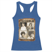 Vintage Shirley Chisholm Unbought And Unbossed Racerback Tank Top Womens History Month