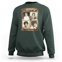 Vintage Shirley Chisholm Unbought And Unbossed Sweatshirt Womens History Month