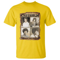 Vintage Shirley Chisholm Unbought And Unbossed T Shirt Womens History Month