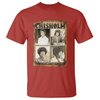Vintage Shirley Chisholm Unbought And Unbossed T Shirt Womens History Month