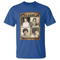 Vintage Shirley Chisholm Unbought And Unbossed T Shirt Womens History Month