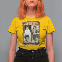Vintage Shirley Chisholm Unbought And Unbossed T Shirt For Women Womens History Month