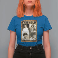 Vintage Shirley Chisholm Unbought And Unbossed T Shirt For Women Womens History Month